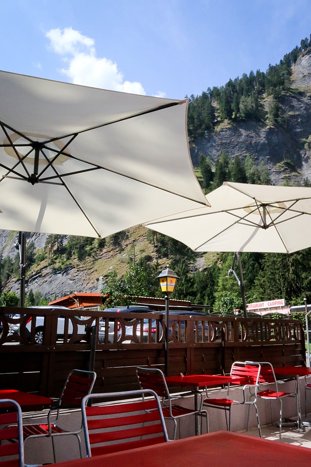 Terrace - Restaurant Rania- Zillis - Graubünden